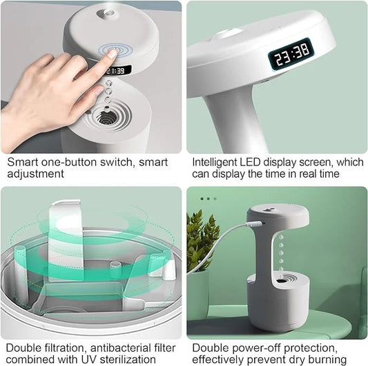 Smooth Sailing Antigravity Humidifier With Ultra-Quiet Performance