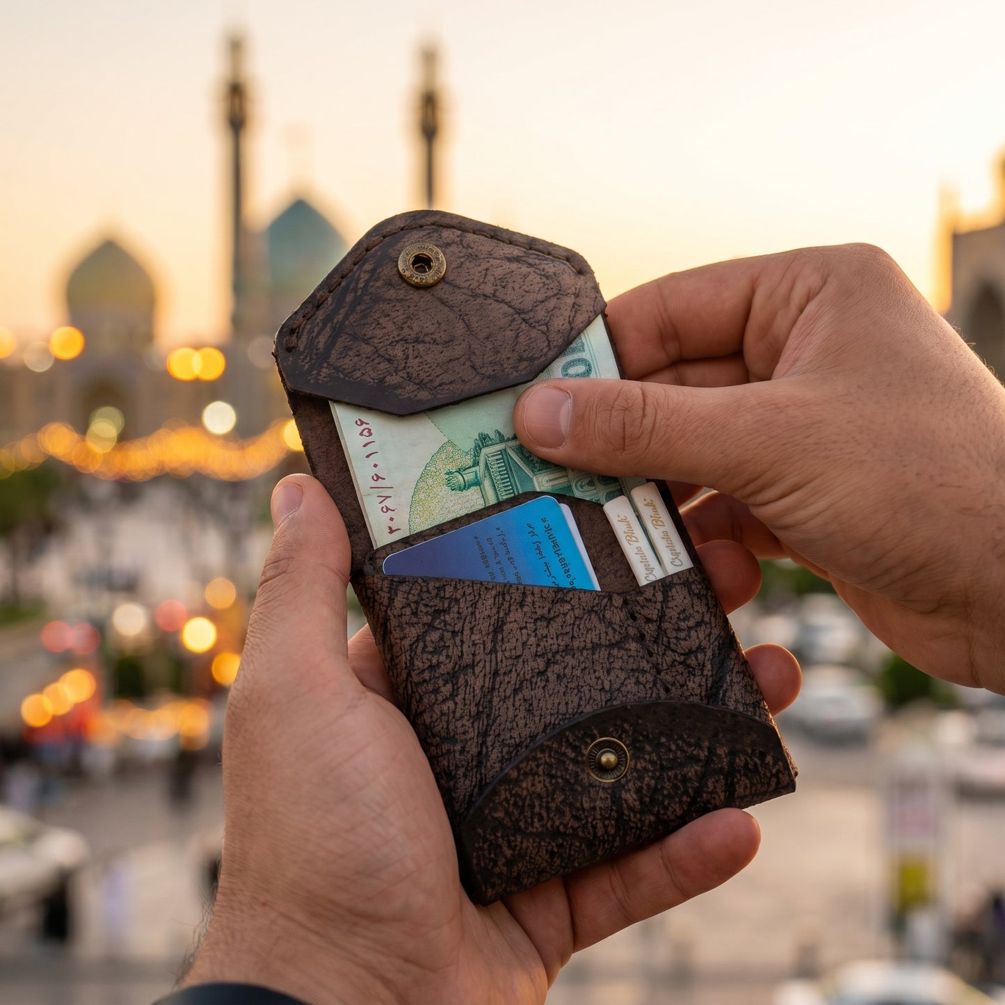Premium Handmade Leather Wallet Luxury Minimal Wallet for Men | Eid Special Gift