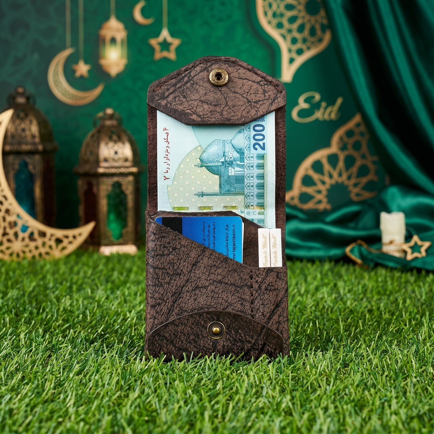 Premium Handmade Leather Wallet Luxury Minimal Wallet for Men | Eid Special Gift