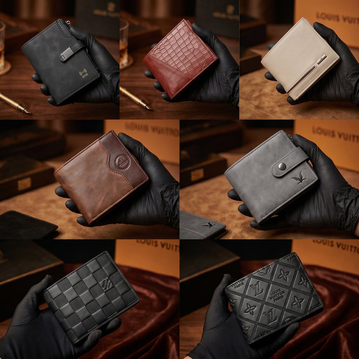Fashionable Leather Wallet – Perfect Gift for Men