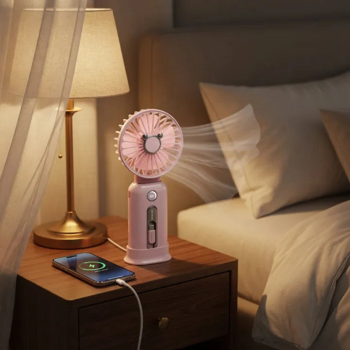 Mini Fan & Portable Power Bank Green Lion WindMate 10000mAh