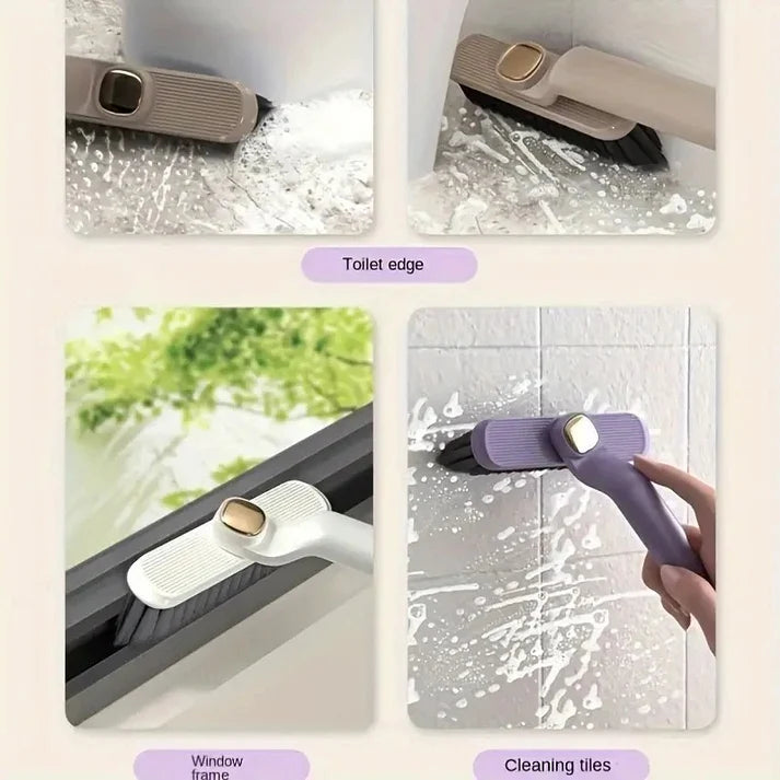 Multipurpose Bathroom Tile Floor Gap Cleaning Brush